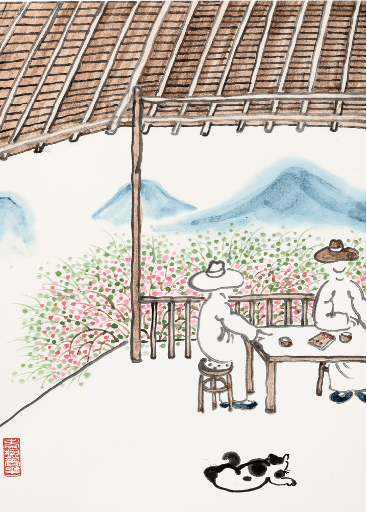 老树画画:活着,真好!_生活_微博_作品